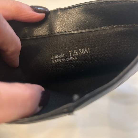 Chinese Laundry Black Quilted Heeled Boots with Chain - Picture 12 of 14